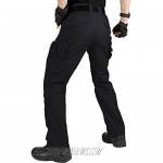FREE SOLDIER Men's Water Resistant Pants Relaxed Fit Tactical Combat Army Cargo Work Pants with Multi Pocket