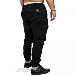 lexiart Mens Fashion Joggers Sports Pants - Cotton Cargo Pants Sweatpants Trousers Mens Long Pants
