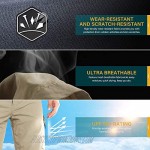 Mens Hiking Stretch Pants Convertible Quick Dry Lightweight Zip Off Outdoor Travel Safari Pants