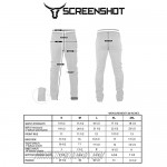 SCREENSHOT Mens Hip Hop Premium Slim Fit Urban Track Pants - Athletic Jogger Bottom with Side Taping Streetwear
