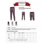 Style by William SBW Men's Two Tone Fleece Jogger Pants