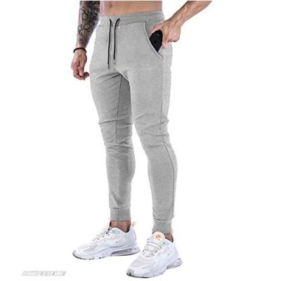 Wangdo Men's Slim Joggers Gym Workout Pants Sport Training Tapered Sweatpants Casual Athletics Joggers for Running