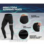 Willit Men's Active Yoga Leggings Pants Dance Running Tights with Pockets Cycling Workout Pants Quick Dry