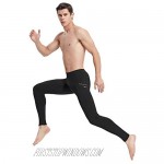 Willit Men's Active Yoga Leggings Pants Dance Running Tights with Pockets Cycling Workout Pants Quick Dry