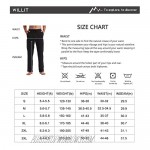 Willit Men's Cotton Yoga Sweatpants Open Bottom Joggers Straight Leg Running Casual Loose Fit Athletic Pants with Pockets
