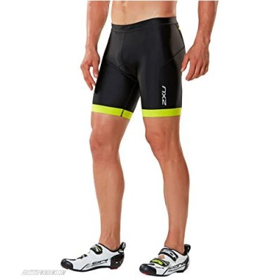 2XU Men's X-Vent Tri 7" Shorts Black/Lime Punch X-Large