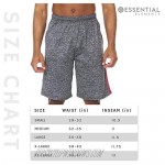 5 Pack: Men's Active Performance Quick-Dry Athletic Workout Training Stretch Basketball Gym Knit Shorts