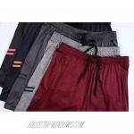 5 Pack:Men's Dry-Fit Sweat Resistant Active Athletic Performance Shorts