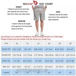 BALEAF 10 Golf Stretch Shorts for Men Flat Front Active Waistband Quick Dry Lightweight Casual Shorts with Zipper Pockets