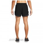 BALEAF Men's 3 Inches Running Shorts Reflective Gym Athletic Shorts Black Size M