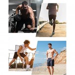 BALEAF Men's 7 Athletic Running Shorts Quick Dry Zip Pockets Workout Gym Short Unlined