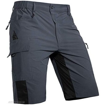 Cycorld Men's Outdoor Hiking Shorts Quick Dry Lightweight Stretchy for Cargo Casual Climbing Camping