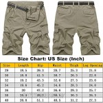 Jessie Kidden Mens Outdoor Casual Expandable Waist Lightweight Water Resistant Quick Dry Fishing Hiking Shorts