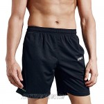 LUWELL PRO Men's 7 Running Shorts with Pockets Quick Dry Breathable Active Gym Shorts for Workout Training Jogging