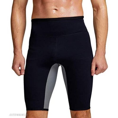 Men Sauna Sweat Slimming Shorts Neoprene Exercise Workout Compression Pants Hot Thermo Body Shaper Gym Leggings for Yoga