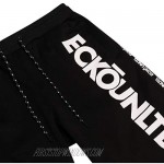 Mens Workout Shorts with Pockets - Elastic Waist Sweat Shorts for Men by ECKO