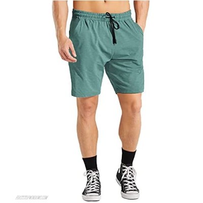 PIDOGYM Men's Workout Gym Shorts Quick Dry Lightweight Running Shorts with Zipper Pocket