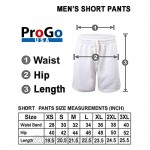 PROGO Men's Classic Fit Casual Fleece Jogger Gym Workout Short Pants with Elastic Waist