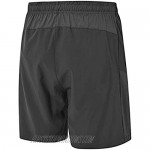 Rdruko Men's Workout Running Shorts Quick Dry Lightweight Gym Shorts with Mesh Liner