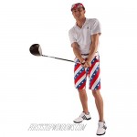 Royal & Awesome Men's Patterned Golf Shorts