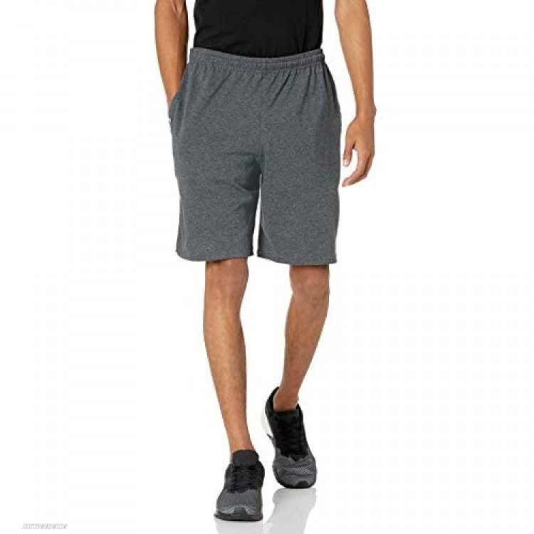 Russell Athletic Men's Basic Cotton Jersey Short with Pockets