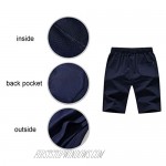 STICKON Mens 7 Inseam Workout Shorts Elastic Waist Drawstring Summer Casual Short Pants Zipper Pockets