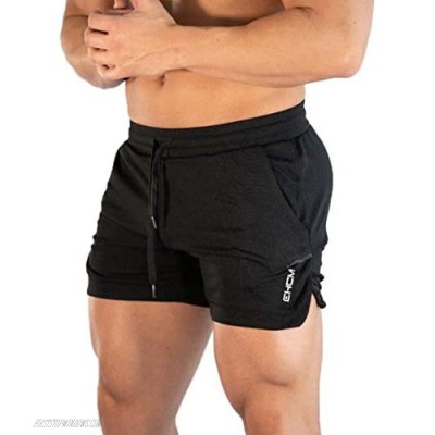 SUNSIOM Men's Bodybuilding Gym Shorts Boxing Running Training Short Pants