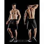 TSLA 1 2 or 3 Pack Men's Athletic Mesh Shorts Quick Dry Basketball Running Shorts Gym Training Workout Shorts with Pockets
