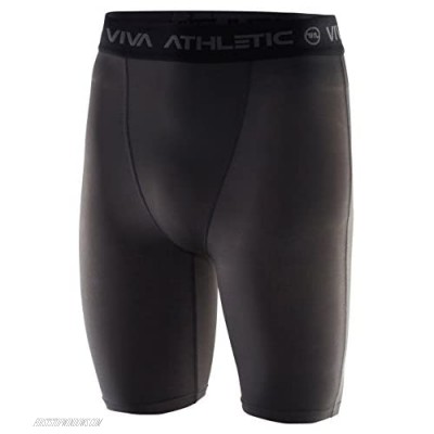 Viva Athletic Elite Men's Compression Shorts Space Gray