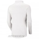 Columbia Men's Baselayer Midweight Long Sleeve 1/2 Zip Shirt White Medium