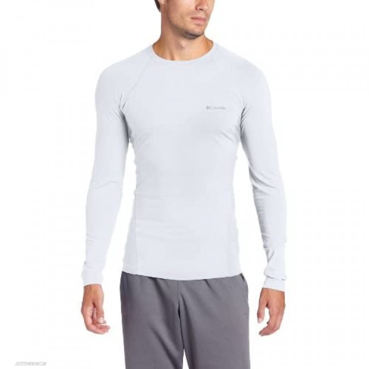 Columbia Men's Baselayer Midweight Long Sleeve Top White Small