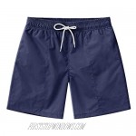 Gopune Fashion Short Men's Swim Trunks Boardshorts Quick Dry Beach Wear Shorts with Mesh Lining