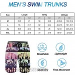 Mens Swim Trunks Youth Classic Swim Pants USA Film Swimwear 3D Printed Elastic Waist Board Trunks