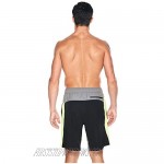 Reebok Men's Swimwear 9 E-Board Ree Splice UPF 50+ Athletic Swim Shorts Bathing Suit Trunks