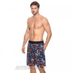 Reebok Men's Swimwear Venice 9 Jacquard E-Board UPF 50 Drawcord Swim Shorts
