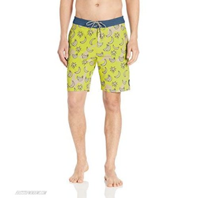 Rip Curl Men's Bananas Man Layday 19" Side Pocket Boardshort Swim Shorts