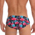 MIZOK Men's Hot Print Swimwear Bikini Swim Briefs Swimsuit Short