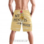 AUISS Mens Swim Trunks My Soul Smell Like Weed Shorts Bathing Suit Swimwear Swimsuit Beach Shorts