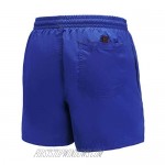 BUYKUD Men's Beach Shorts Quick Dry Swim Trunks Blue