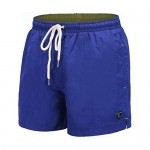 BUYKUD Men's Beach Shorts Quick Dry Swim Trunks Blue