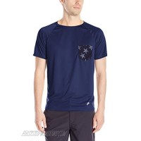 Trunks Men's Printed Pocket Swim Tee with 20+ UPF Protection