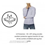 EZRUN Mens Sun Protection Swim Shirt Lightweight UV Sun Shirts Quick Dry UPF 50+ Fishing Shirts