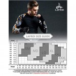 LAFROI Men's Long Sleeve UPF 50+ Baselayer Performance Compression Shirt Rash Guard-CLY08C