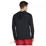 Speedo Men's Uv Swim Shirt Hooded Long Sleeve Rashguard