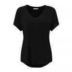 KLOTHO Casual Tops High Low Shirts for Women