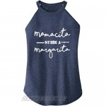 Mamacita Needs a Margarita Women Funny Shirts Workout Tops Graphic Beach Holiday Outfit Tees
