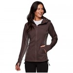 Avalanche Women's Lightweight Hybrid Zip Up Jacket With Hood & Zipper Pockets