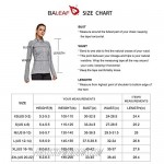 BALEAF Women's Fleece Bodyfit Full-Zip Pocketed Collared Long Sleeved Running & Track Jacket with Thumb Holes