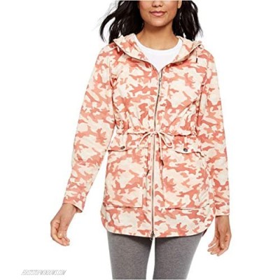 Columbia West Bluff Printed Hooded Jacket Pink Camo M