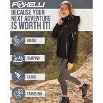 Foxelli Women’s Hiking Jacket – Lightweight Waterproof Rain Jacket for Women